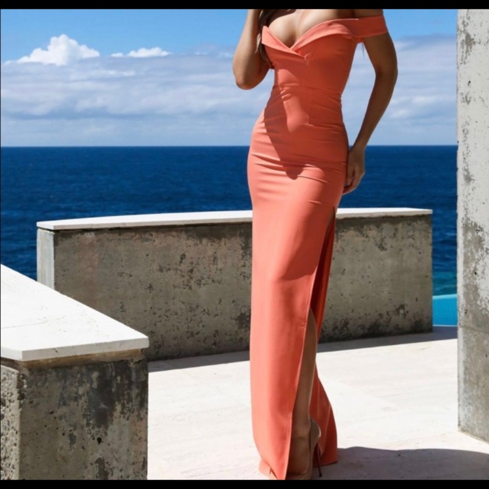 ABYSS BY ABBY coral dress